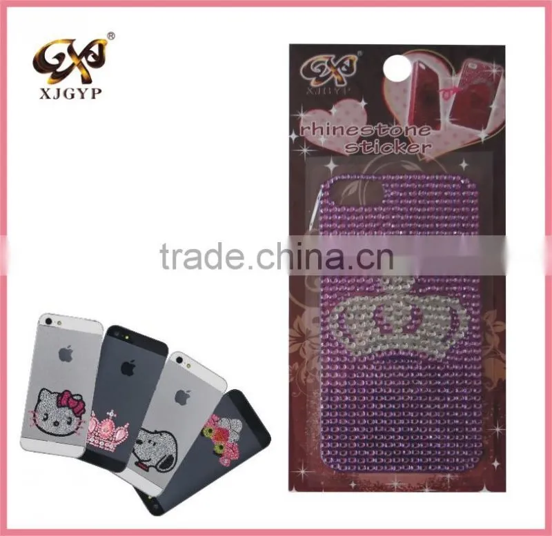 diamond sticker case for phones/acrylic mobile phone stickers/cell phone sticker skin