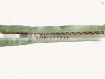 5# metal aluminum zipper fastener close end zipper with locking slider zipper leather jacket