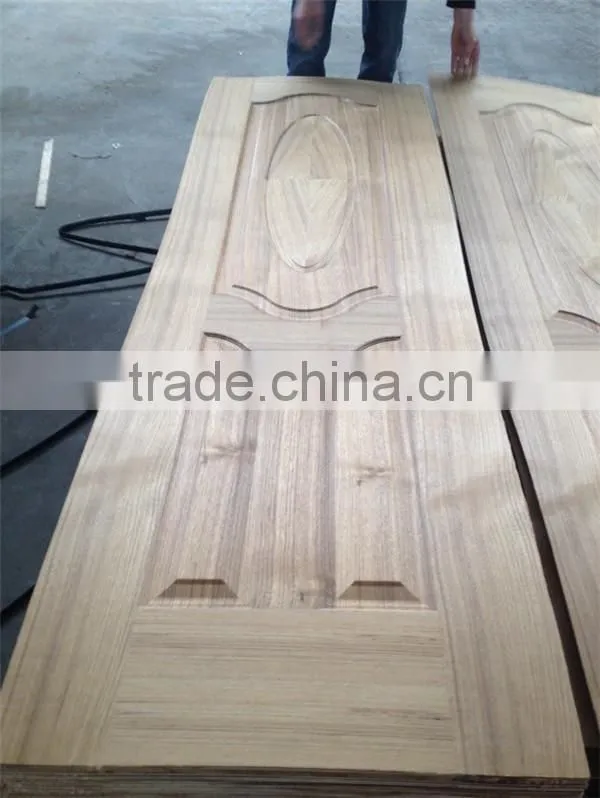 wood veneer door skin/teak wood door skin/molded melamine door skin