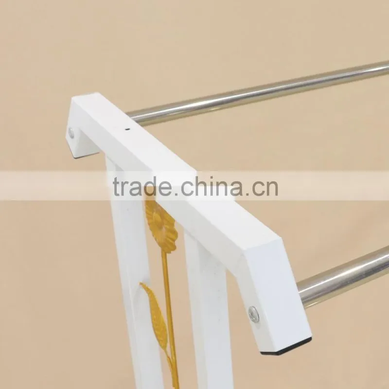 Practical metal display rack clothes hanging stand for hanging clothes