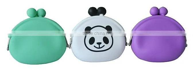 Promotional small and exquisite silicone coin purse present