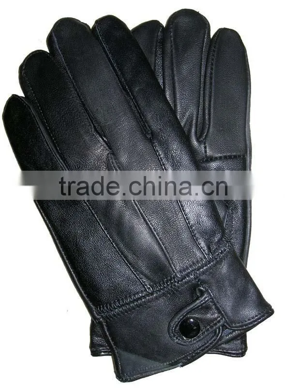 lady real genuine leather gloves