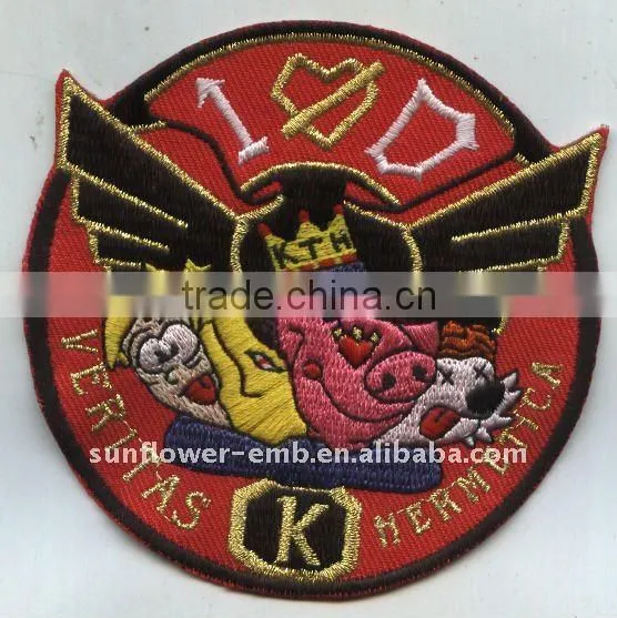 Embroidery sport patch