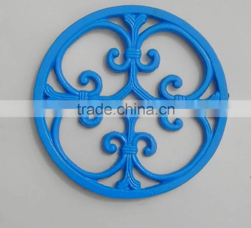 cast iron decorative coaster