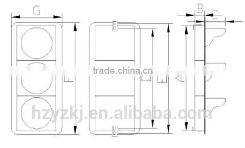 LED pedestrian traffic signal lights