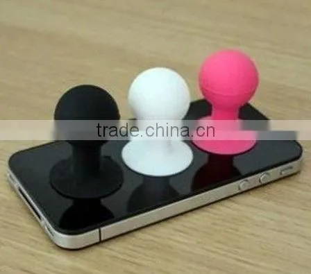 Novelty silicone phone sucker