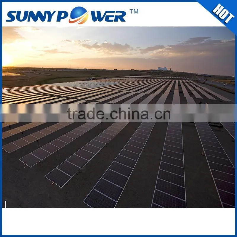 SunnyPower LCD operating system High efficiency blue 10kw home solar power system