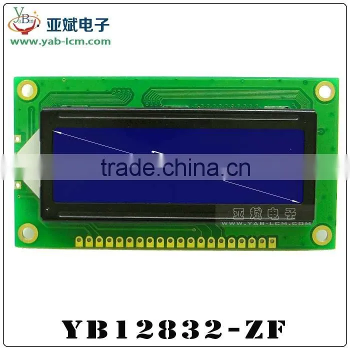 128x32 LCD module chinese word stock lcd display