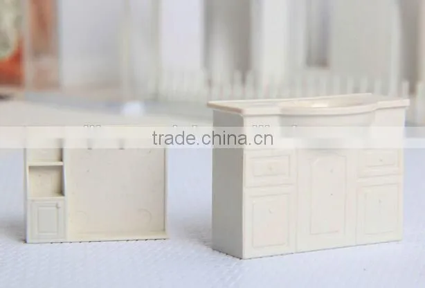 toilet bathroom building materails, model toilet furniture, architectural plastic model bathtub for scale 1/20