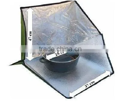 New design Portable camping solar BBQ/ solar oven/ solar cooker panel