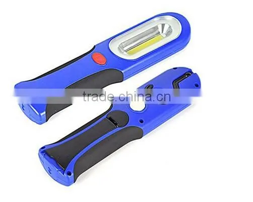A-OK Wholesale ABS Plastic Work Light LED Torch Flashlight with Magnet and Hook