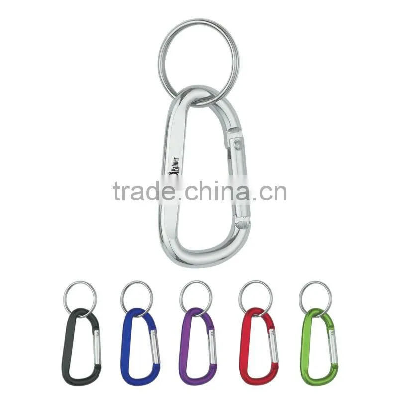 8mm Carabiner With Split Ring