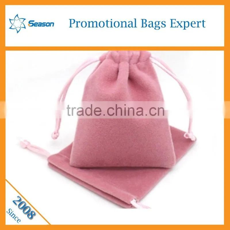 Velvet pouch bag velvet drawstring bags lint drawstring bag