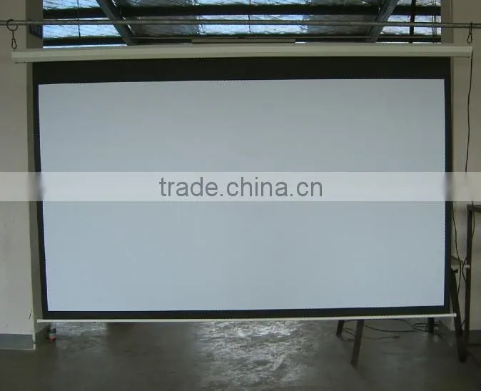 100"(16:9) Remote Electric Wall Mount Projector Screen