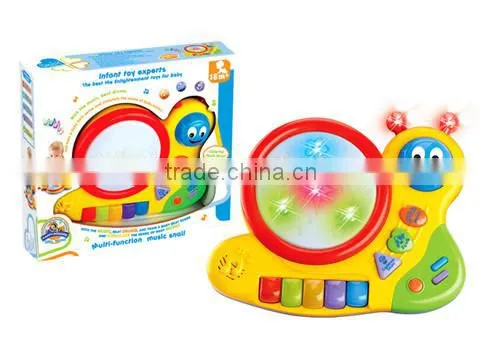 Baby Toys B/O Multi-function Puzzle Ladybug With Music&Light