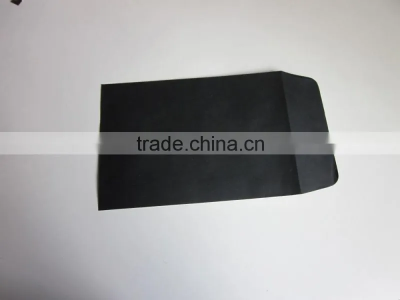 black rigid envelope
