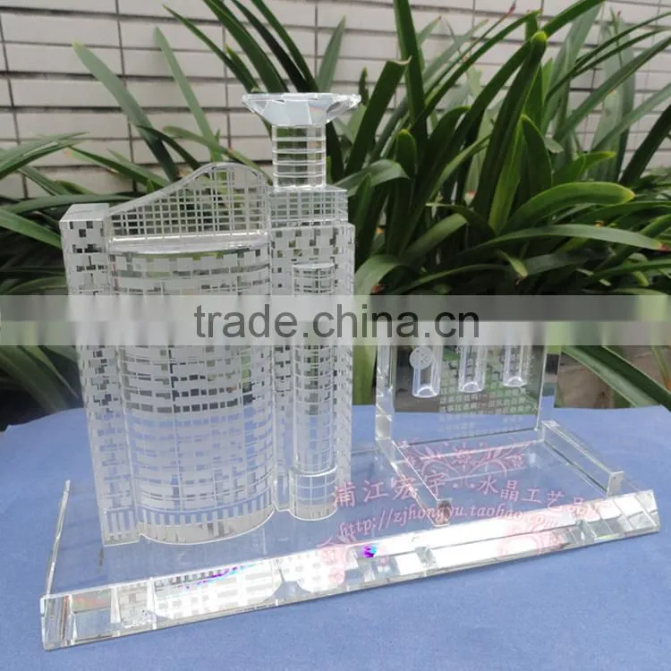 hot sale 3d crystal buildings model souvenir