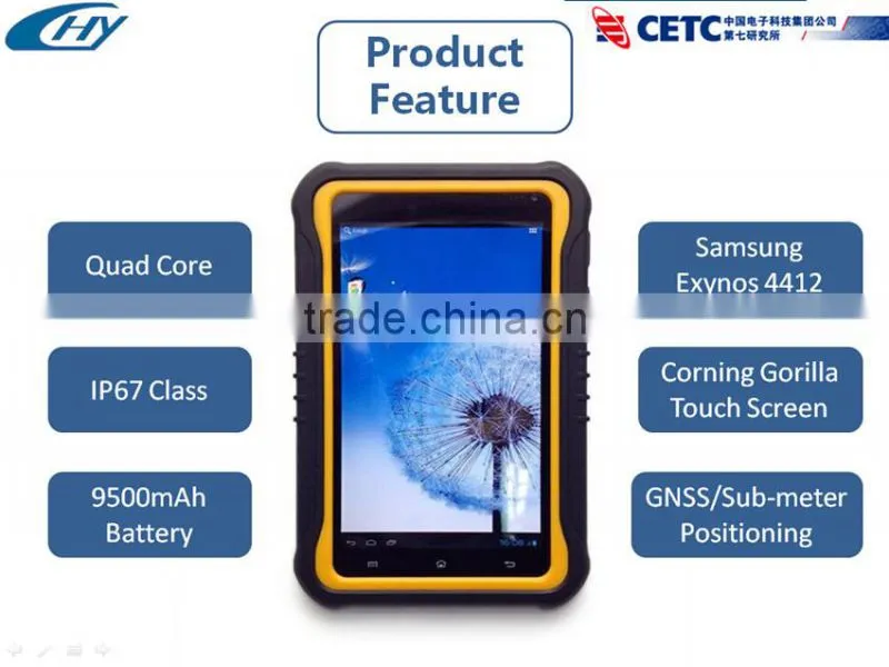Industrial 7 inch Android 3G/4G Wifi/bluetooth handheld RFID tablet PC supplier