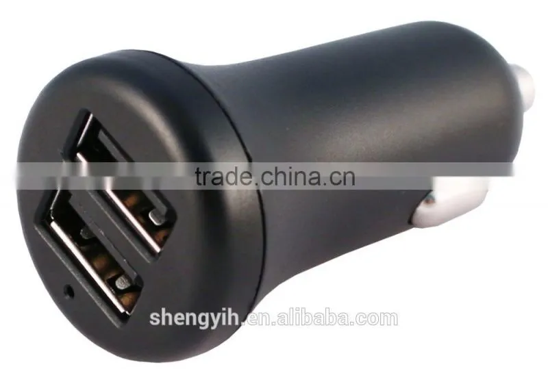 SY D4 5V 3.4A 2 USB Port Car Charger OEM/ODM USA type portable charger car charger for all smart phone Iphone android samsung
