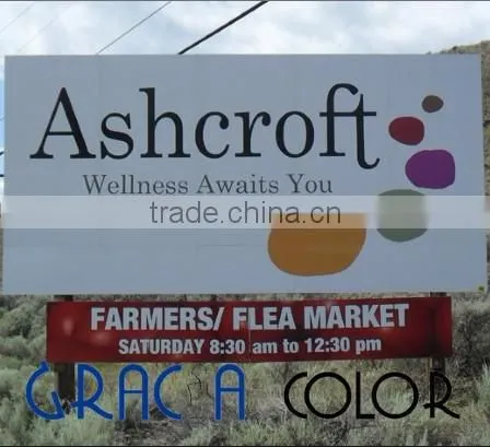 240gsm-680gsm hot or cold laminated PVC flex banner material wholesale