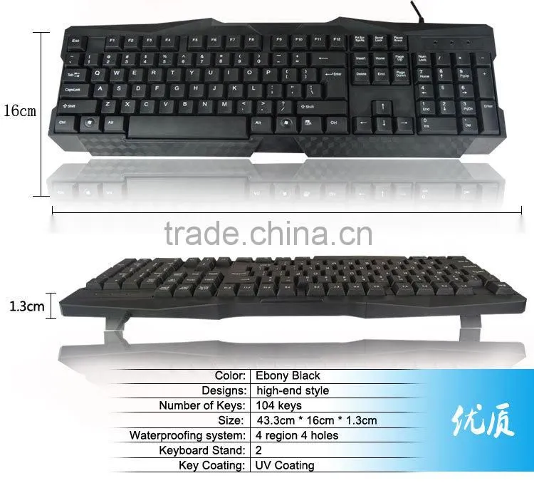 VMT-07 desktop keyboard led mouse manufacturer gaming keyboard set