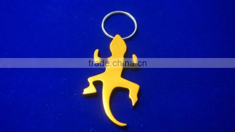 Gecko customized animal zinc alloy reptile special design keychain