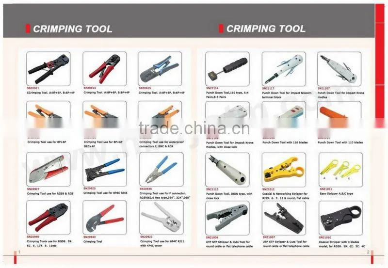 Professional Ratchet Type Crimping Tool