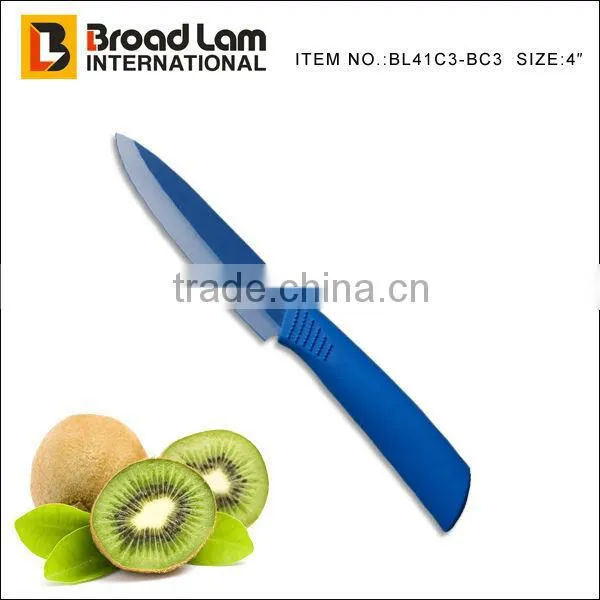 4" Paring Fruit Knife Kitchen Ceramic Blue Color Cutting tools