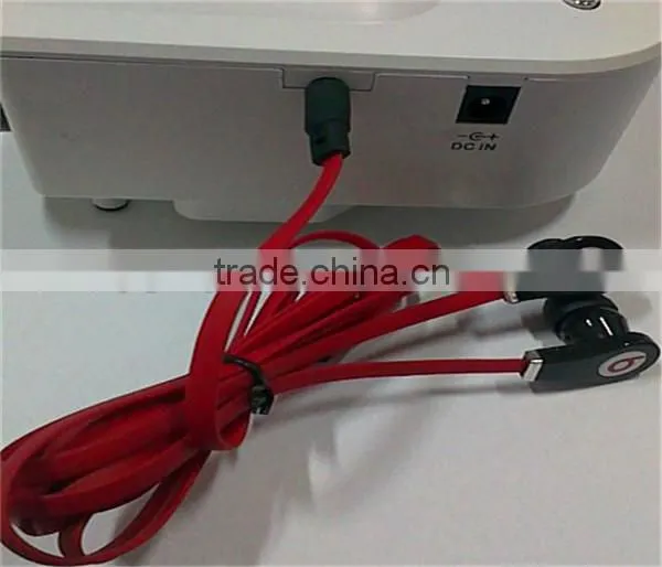 24W Mini Multimedia LCD Image System LED Projector Port - Black