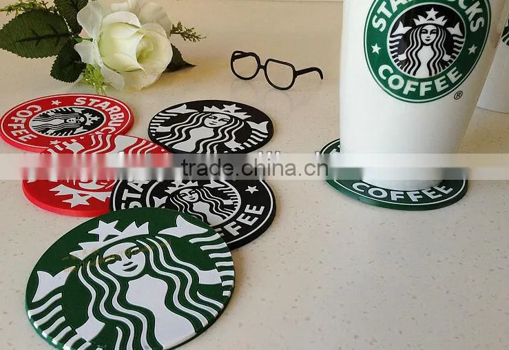 2014 hot sale factory price silicone cup coaster
