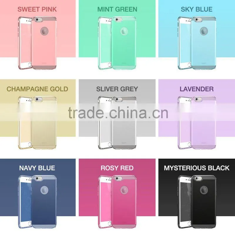 C&T Dual Layer Plastic Back Cover Soft TPU Bumper Mobile Phone Case For iPhone 6s
