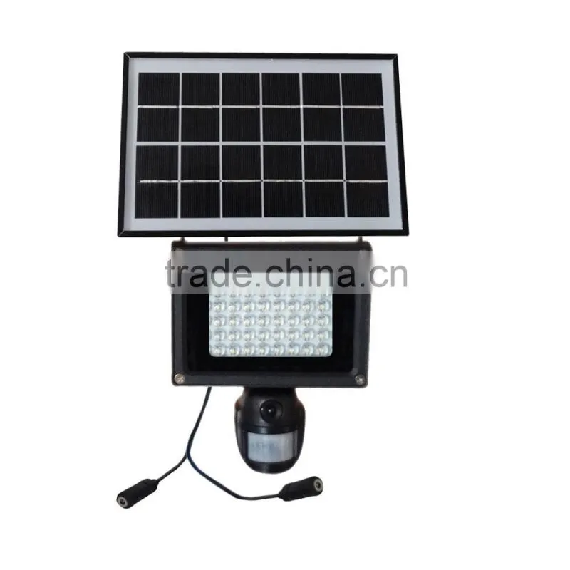 PIR camera covert in lamp HD 720P white light and motion detection wholesale solar LED lamp camera DVR