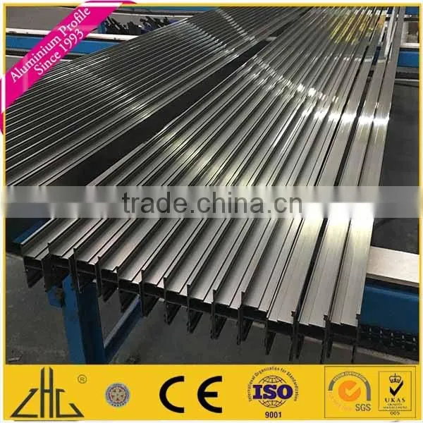 Wow!! 6063 T5 wood aluminium windows factory/ wood aluminium glass facades manufacturer/ custom wood aluminium window profile