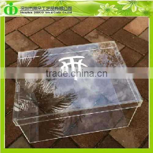DDO-0002 Wholesale Desktop Transparent Box to Strore Shoes,Plastic Shoes Box