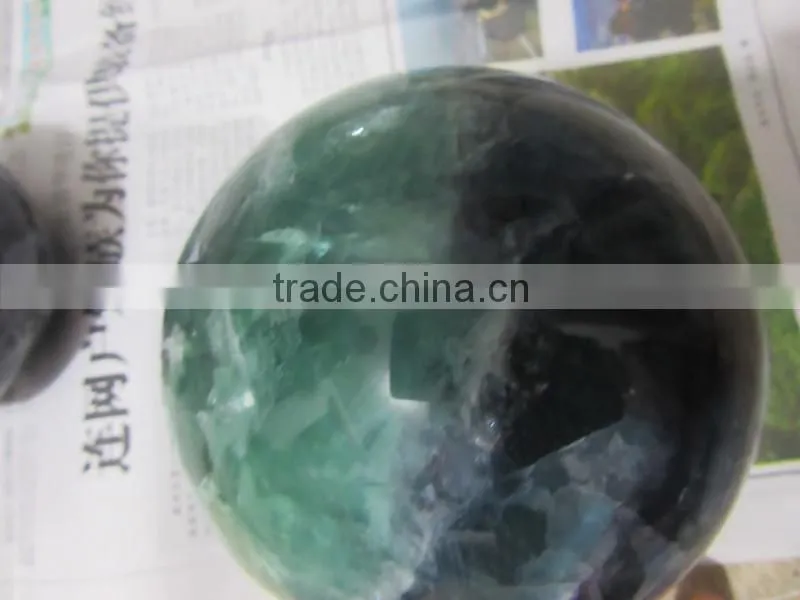 Promoted Customed hone decor natural fluorite crystal ball