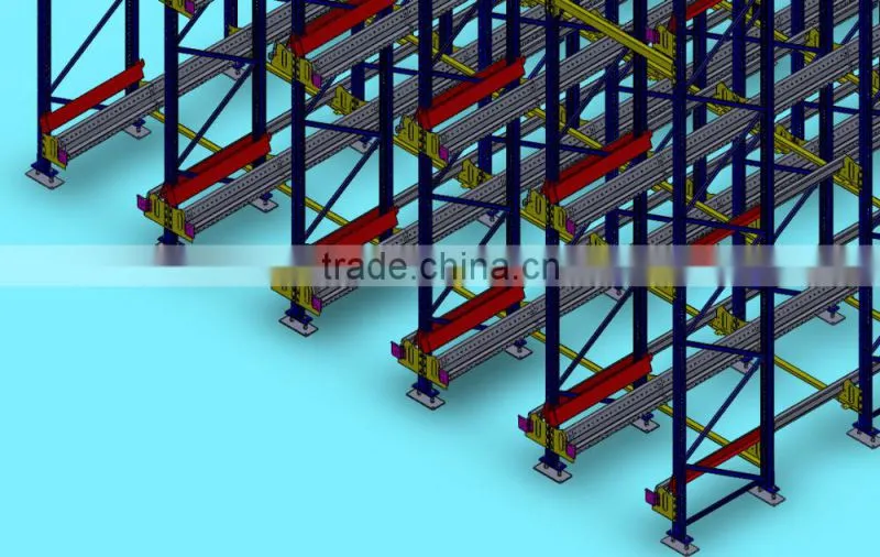 Radio shuttle pallet racking with ISO certification