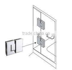 Zinc alloy ,ss 201,ss304 glass clamp door hinge