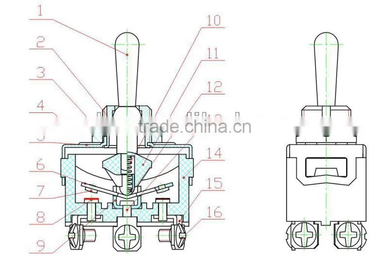 waterproof toggle switch,led toggle switch,aircraft toggle switch