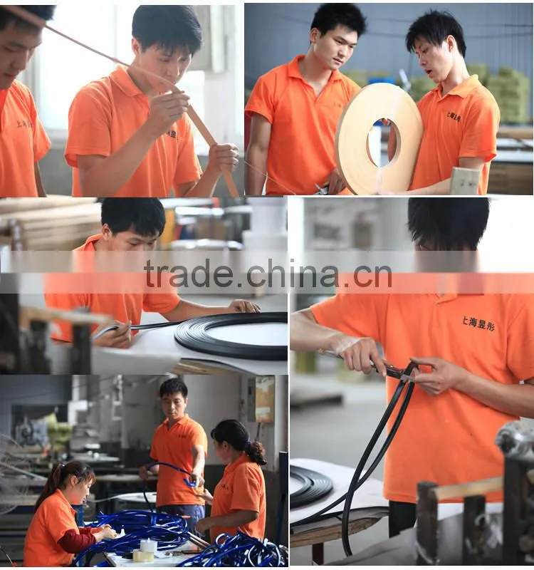 good quality wood grain kitchen cabinet pvc edging strip trimming for mdf