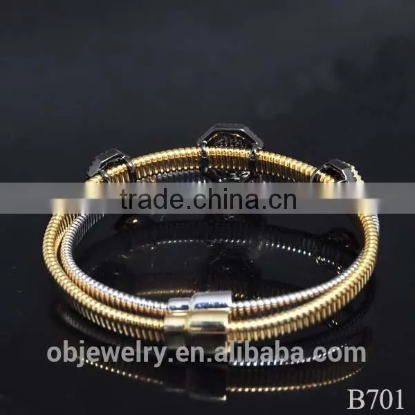 Elegant luxury zircon party bracelet unique design with 925 silver jewelry