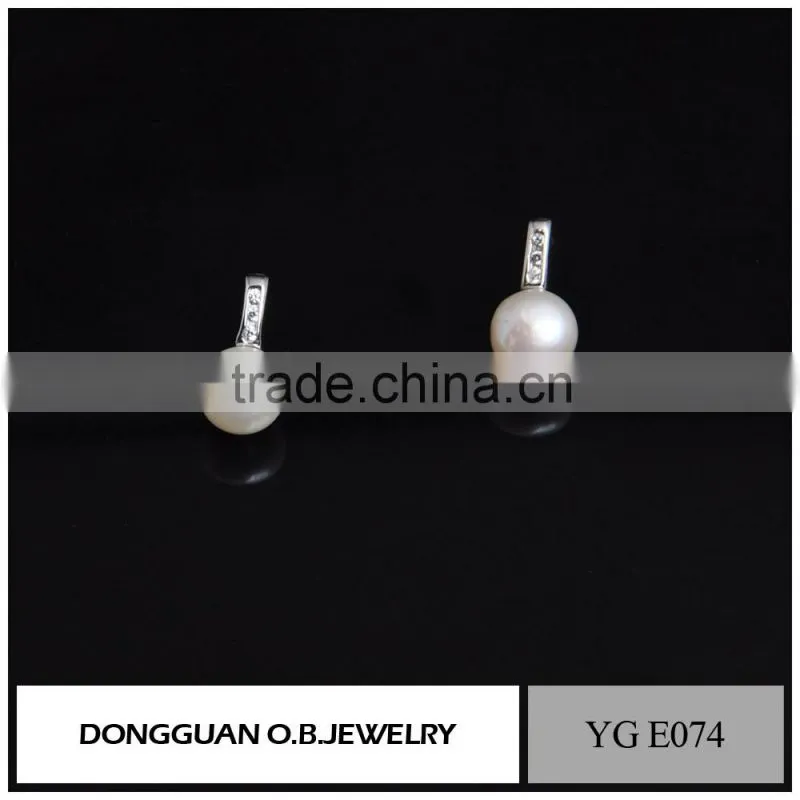 Fashion seed bead earrings for lady 925 silver earrings