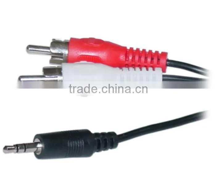 6ft 3.5mm Stereo Male to Dual RCA Stereo Adapter Audio Cable