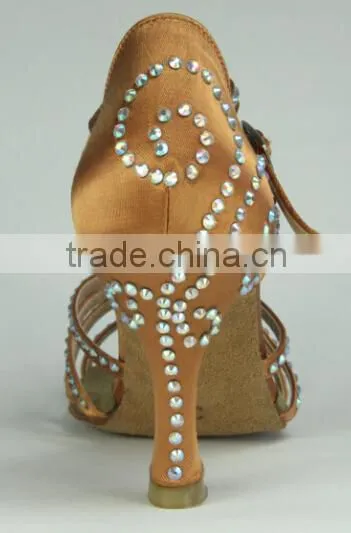 Suphini Spain Hot Sale Latin Ballroom Dance Shoes With Crystal