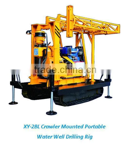 XY-2BL Crawler Mounted Portable Water Well Drilling Rig and used drilling rig