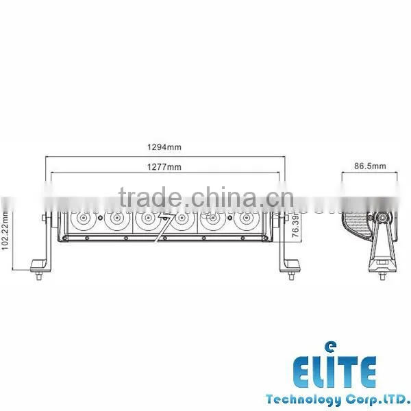 Great quality 50 inch 240w offroad light bar LED light bar