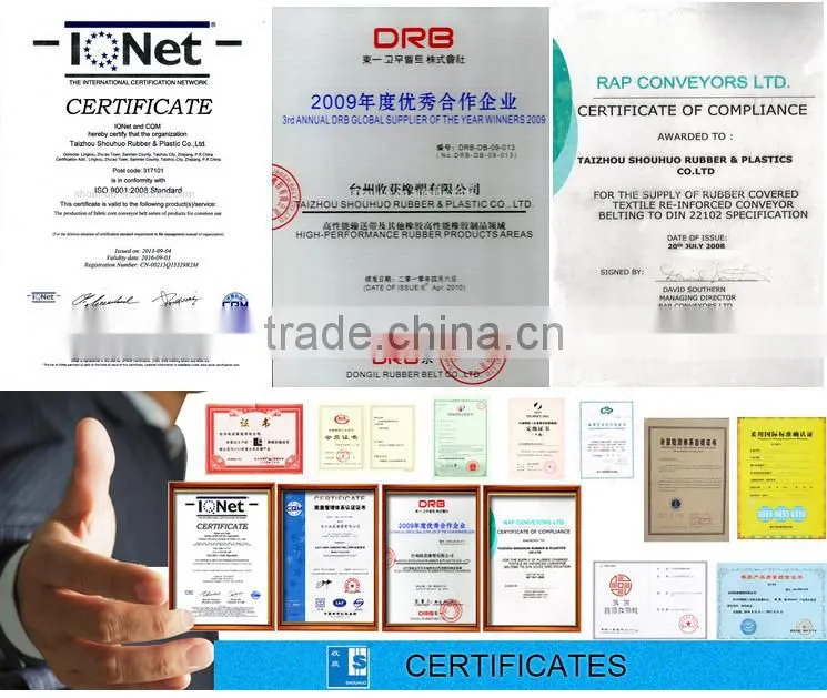 China supplier steel mesh cord conveyor belt