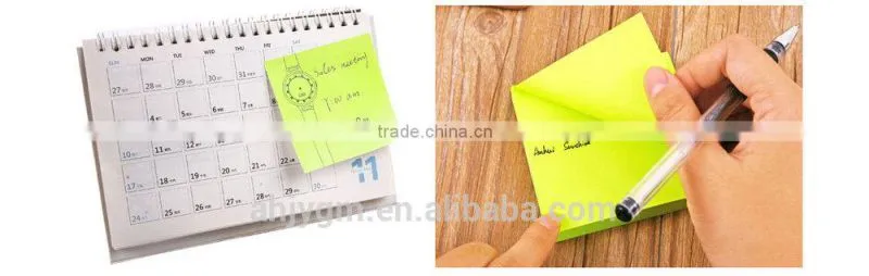 Hot Sale Neon Offset Paper Self-sticky/Memo Pad/Notes/Lable Set