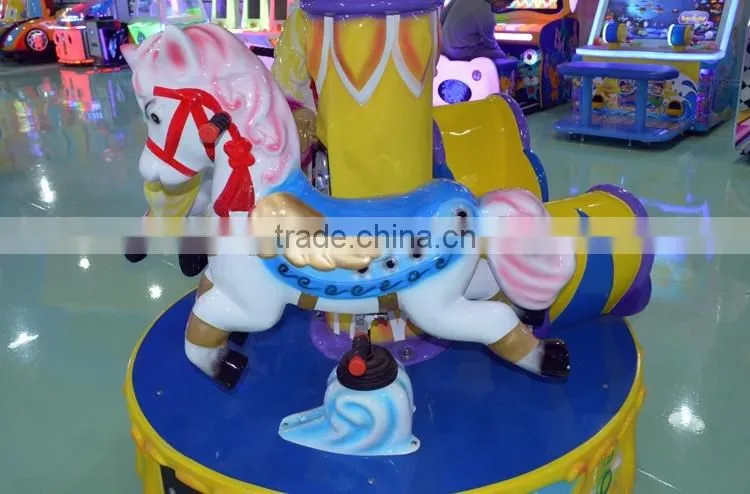 2016 new carousel game horse carousel ride car carousel machine