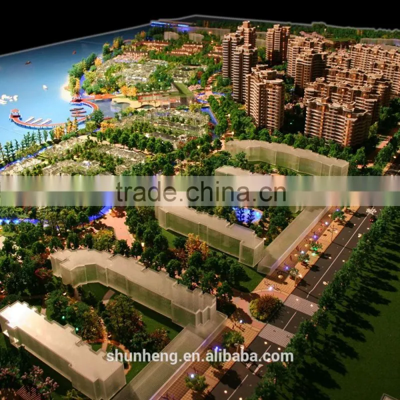 sea island scale architectural models making