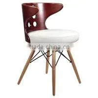 2015 Popular New White Plywood Contemporary Chair Design for Dining Chairs/Furniture